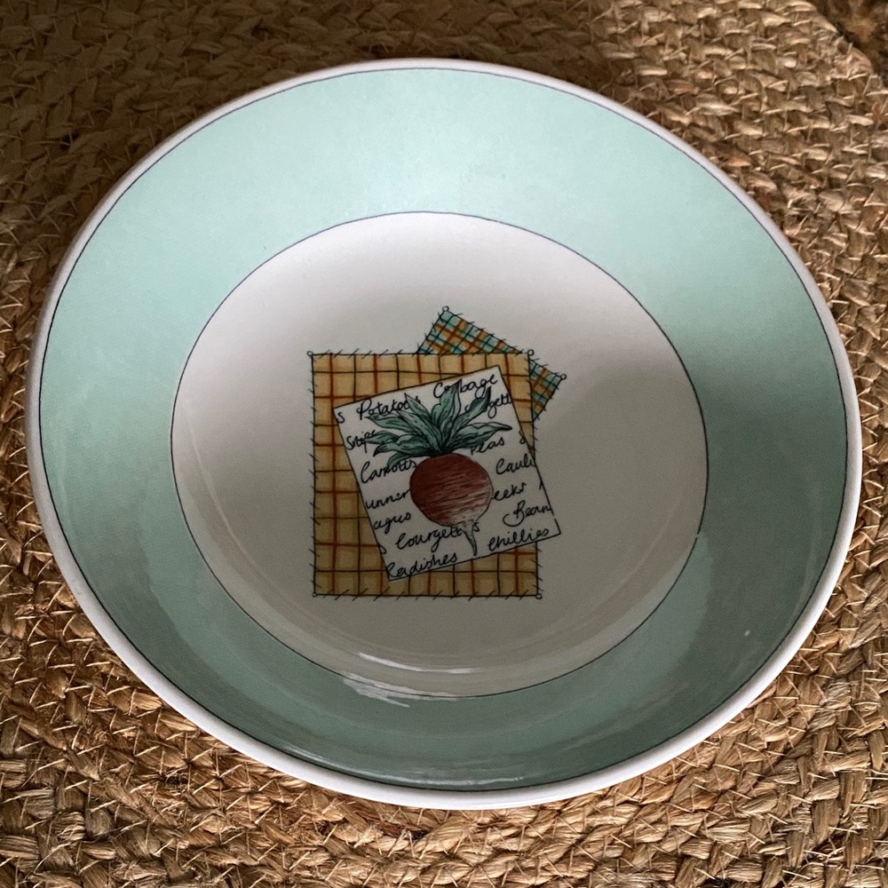 Churchill Vegetable Patch soup bowl made in England